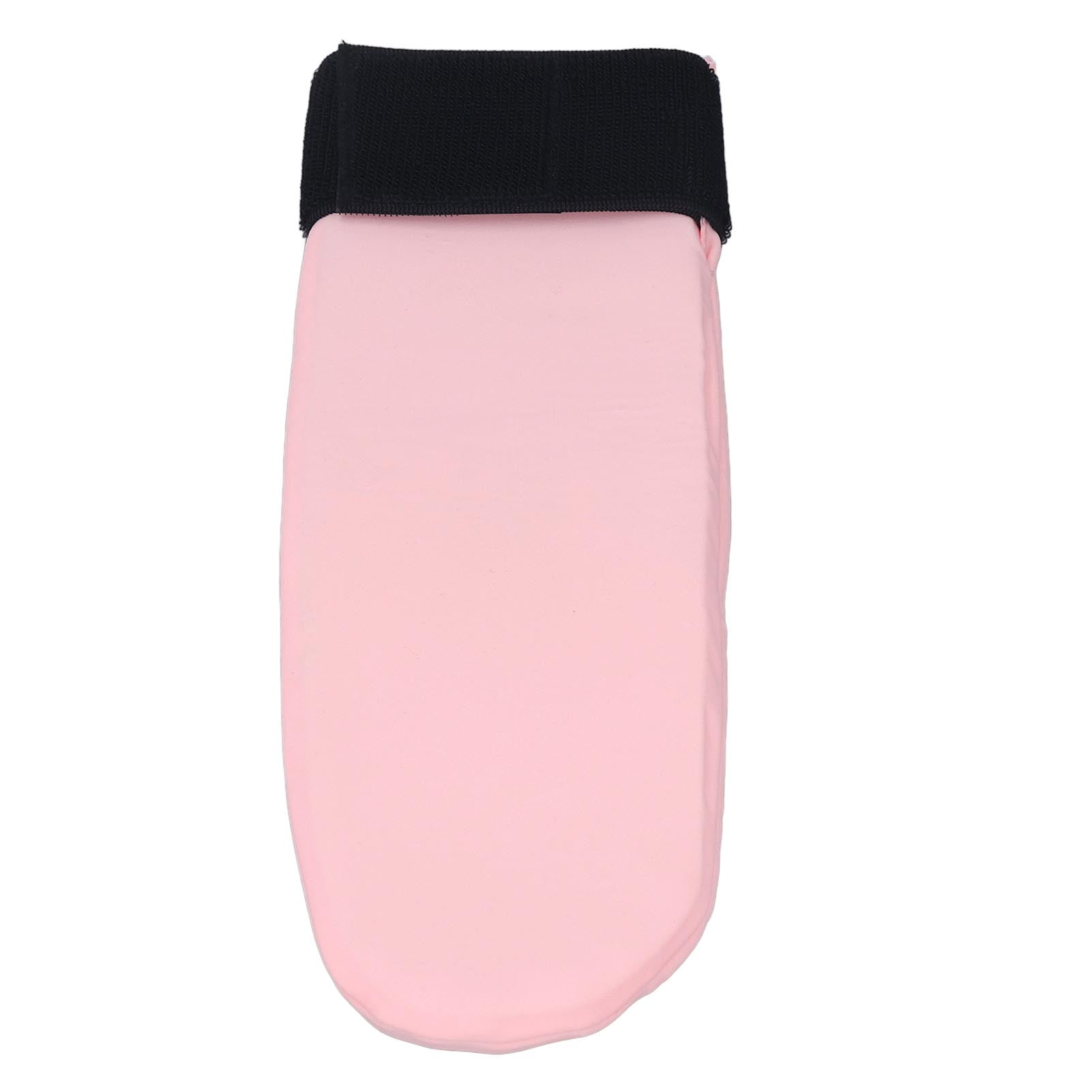 Suodoka Ankle Foot Ice Sock Reusable Gel Hot Cold Compress Adjustable Strap Foot Sock for Swelling Discomfort Pink 7.09 inches / 18 cm