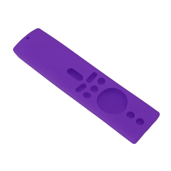 Suodoka Anti-Slip Remote Control Protective Cover Silicone Case Compatible with Xiaomi Mi Box S, Mi Box S 4K, and Mi TV Stick, Shockproof Ergonomic Skin Wrap with Lanyard (Purple, 6.69 in / 17 cm)
