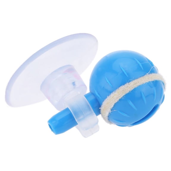 Suodoka Aquarium Air Bubble Increaser Ball, Adjustable Oxygen Aerator Pump Accessory for Fish Tank, Blue Plastic Mini Oxygen Stone with Suction Cup for Fish & Aquatic Pets