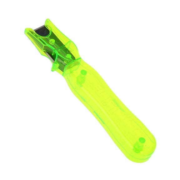 Suodoka Archery Arrow Feather Fletching Removing Tool Remover with Steel Blade Accessory for Carbon Aluminum Arrows, Green, 1 Pack (15 cm / 5.9 inches)