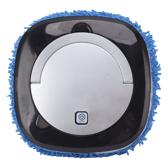 Suodoka Automatic Floor Mopping Robot with Water Tank Vacuum and Mop Cleaning Robot Smart Home Cleaning Appliance Hardwood Floor Sweeper Silver 9.1 inches / 23.1 cm