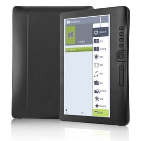 Suodoka BK7019 Portable 7-Inch Electronic Book Reader HD Colorful Screen with Built-in Music Video Player and Leather Protective Case, 8GB Storage Capacity / 17.8 cm Display