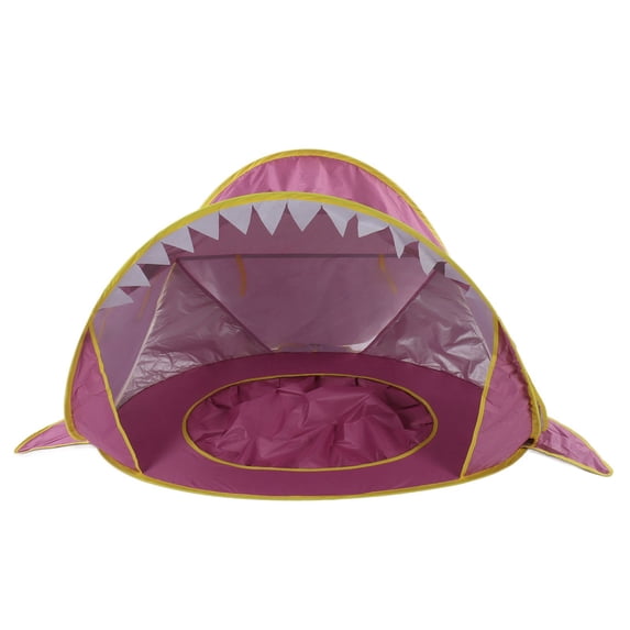 Suodoka Baby Beach Tent UV Protection Windproof Portable Infant Pop Up Shade Sun Shelter Pink (61.4 inches / 156 cm)