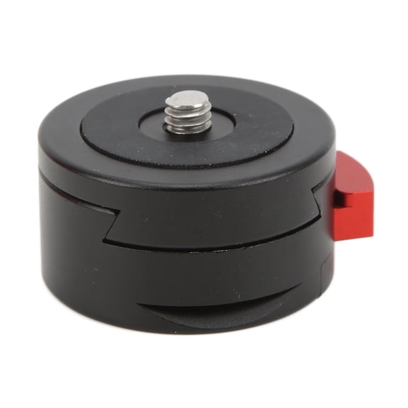 Suodoka Ball Head Quick Release Plate Clamp, Alloy Round Camera Tripod Base Plate Mount with 1/4 inch / 0.64 cm Screw for Digital Camera and Camcorder
