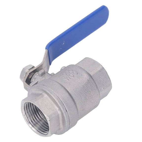 Suodoka Ball Valve Straight 2 Piece Full Port 316 Stainless Steel Female Thread DN25 1 Inch (25.4 mm) for Faucet Water Tap