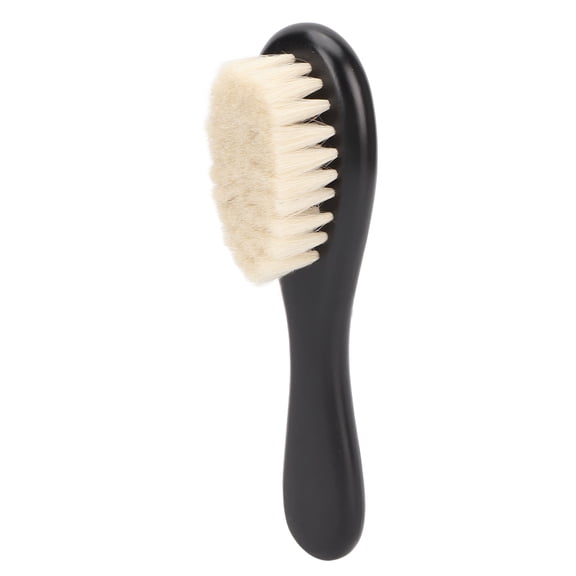 Suodoka Barber Beard Brush Soft Hair Cleaning Wooden Handle Beard Styling Brush for Men, 6.3 inches / 16 cm