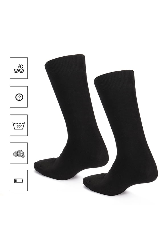 BatteryPowered Heated Socks Warm, Soft, Unisex Outdoor Winter Footwear for Men & Women