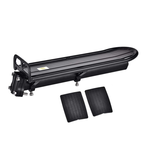 Suodoka Bicycle Aluminum Alloy Quick Release Carrier Rack Seat Rear Shelf for Cycling, Durable Mountain Bike Rear Cargo Rack, Max Load 22 lbs, Black