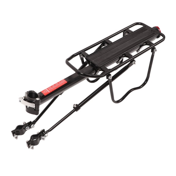 Suodoka Bicycle Rear Rack Universal Semi Quick Release Lightweight Aluminum Alloy Plastic Bike Carrier Rack for Mountain Bikes (Max Capacity 110 lbs / 50 kg)