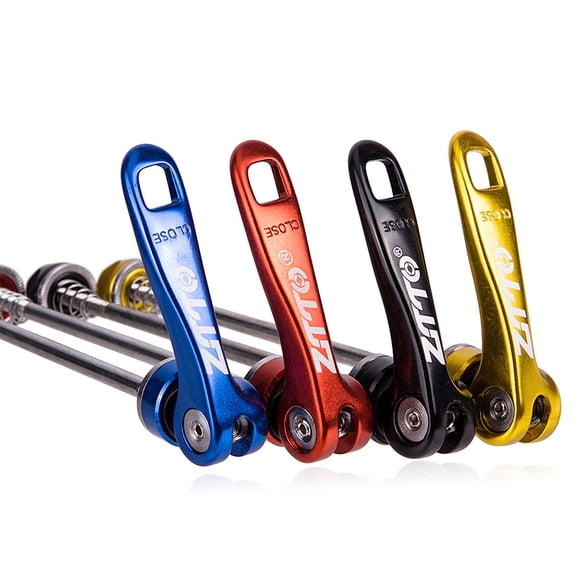 Suodoka Bike Axle Quick Release Skewer Front Rear Bicycle Axle Wheel Hub Replacement Parts for Mountain and Road Bikes Super Light Steel Aluminum Alloy Gold
