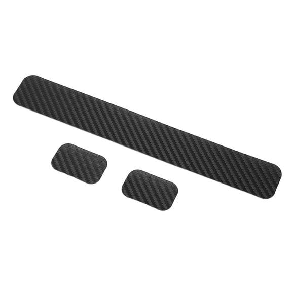 Suodoka Bike Frame Chain Protective Tape Scratch Proof Waterproof Bicycle Chain Sticker for Cycling, Premium PVC Carbon Grain Guard Cover for Road Mountain Bikes, 9.84 inches / 25 cm Length, 3 Pack