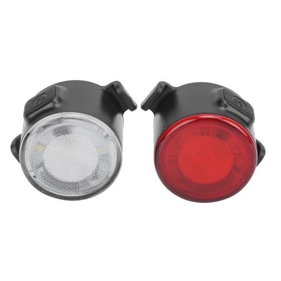 Suodoka Bike LED Tail Light and Front Light Set, USB Rechargeable Safety Warning Lights for Night Riding Mountain Bicycles (2 Pack)