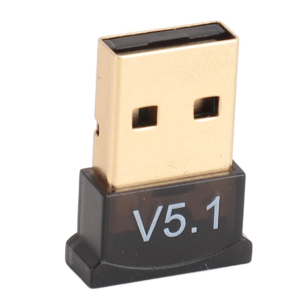 Suodoka Bluetooth 5.1 Adapter Fast Data Transmission Dual Mode HiFi Sound USB Wireless Dongle for Windows 7 8 8.1 10 11, 4.72 inches / 12 cm