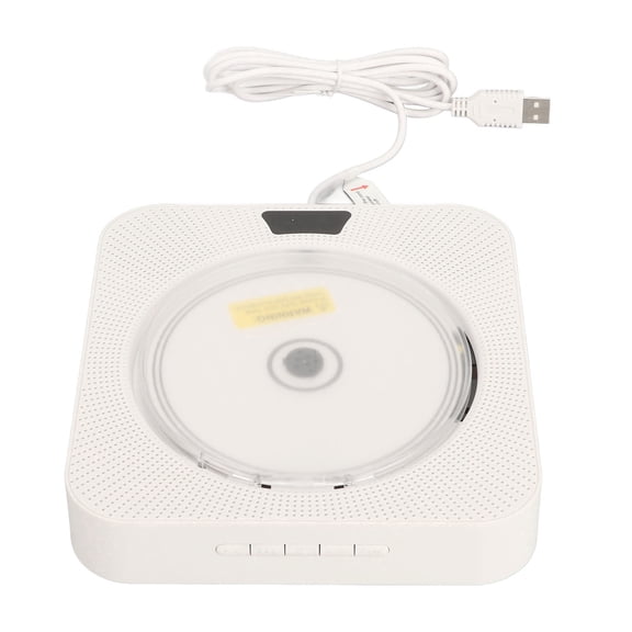 Suodoka Bluetooth Wall CD Player Real Time Connection Portable Music Player 100-240V US Plug, 9.06 inches / 23 cm