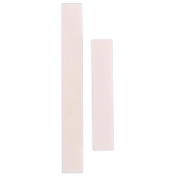 Suodoka Bone Guitar Upper Nut Bottom Saddle Repair Replacement Accessory for Folk Classic Guitars Ukulele Mandolin Banjo Parts 2 Pcs (2.04 in / 5.2 cm)