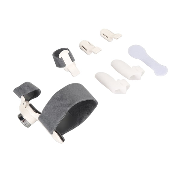 Suodoka Bunion Corrector Toe Separator Adjust Thick Silicone Hallux Valgus Correct Toes Spacer for Overlapping Toes Relief, Everyday Foot Care Support Aid, One Size, 6.69 inches / 17 cm Length