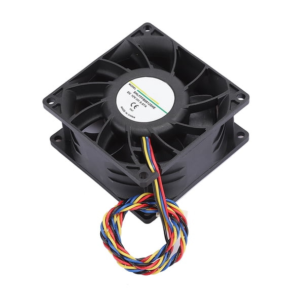 Suodoka CPU Cooler Dual Ball PWM 4 Wire Computer Chassis Cooling Fan 4900RPM Speed 12V 0.87A Desktop PC Case Fan High-Precision Bearing Heat Sink Dissipation System 80mm / 3.15 inches