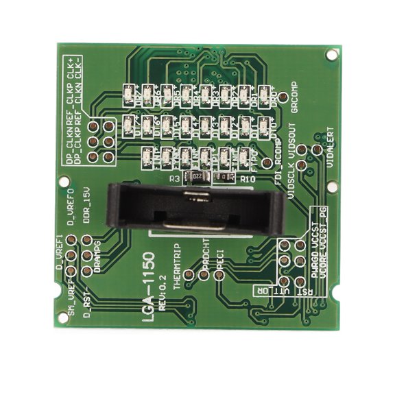 Suodoka CPU Test Card Desktop Motherboard Tester with Indicator Lights for Intel LGA1150 Interface, Professional Computer System Testers Tool, No Battery Included, 5.9 inches / 15 cm