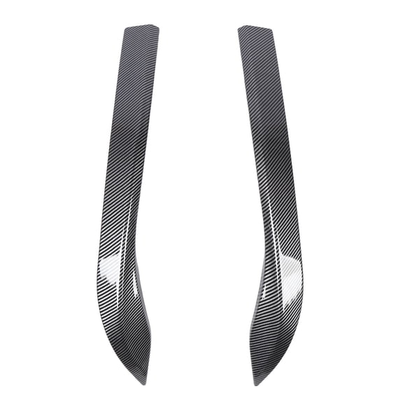 Suodoka CS Style Front Bumper Side Splitter Diffusers for VW Golf 8 MK8 R-Line GTI 2020-2024, Carbon Fiber Style, 2 PCS, Increase Stability