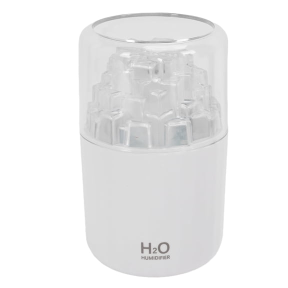 Suodoka Car Diffuser Humidifier USB Aromatherapy Essential Oil Diffuser with Ambient Light for Home Office Bedroom 300ml Capacity White