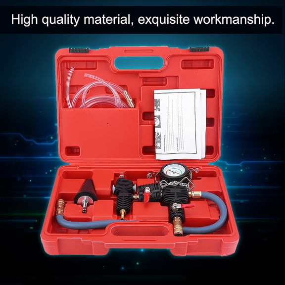 Suodoka Car Radiator Coolant System Vacuum Purge and Coolant Refill Tool Kit, Water Antifreeze Changer for Most Cars, SUVs, and Light Trucks, Universal Vehicle Automotive Specialty Replacement Tool
