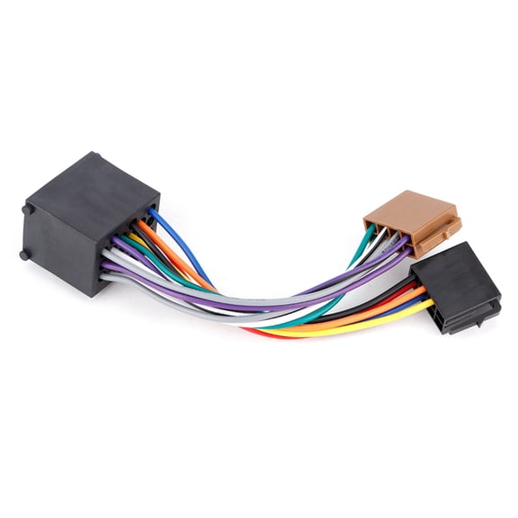 Suodoka Car Radio Adapter Stereo Harness Cable ISO Plug Fits for BMW E36 E46 E39 3-Series 5-Series 7-Series - High-Quality Automotive Stereo Wiring Connector Kit (6.3 inches / 16 cm Length)