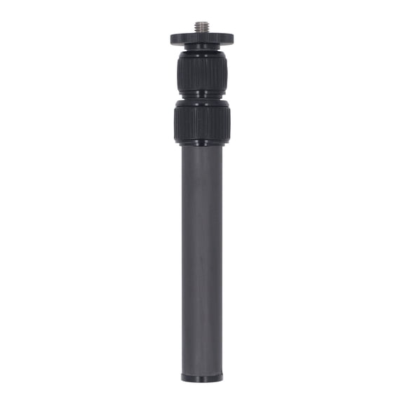 Suodoka Carbon Fiber Tripod Extension Pole 3-Section Center Column Extender Tube for DSLR Camera Stabilizer Gimbal Smartphone Portable Bracket Load Capacity 22lbs / 10kg Black