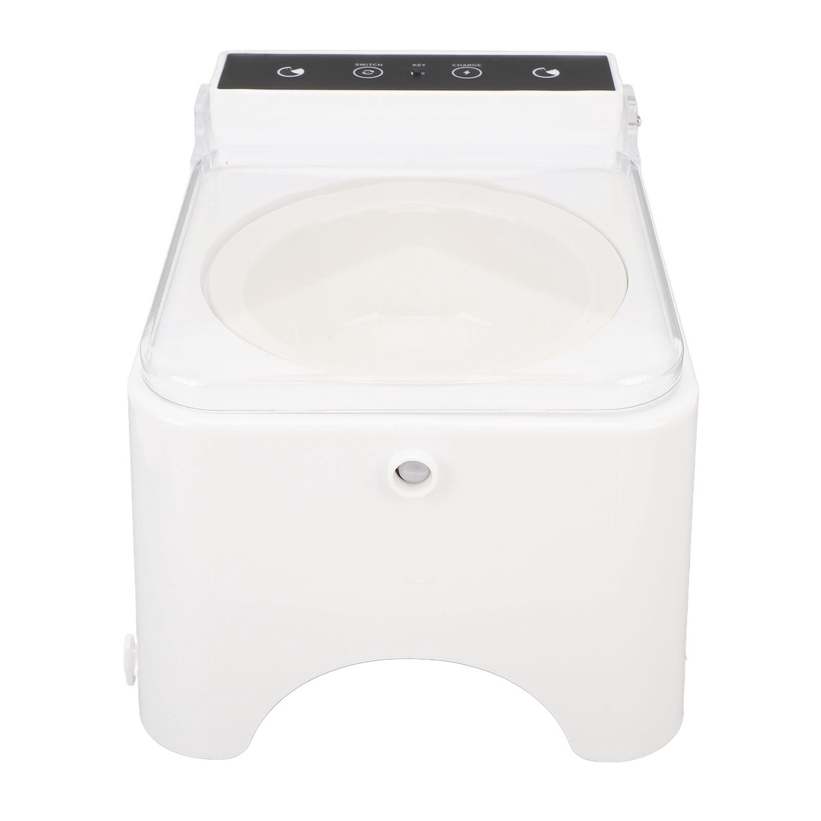 Suodoka Cat Automatic Sensing Feeder Transparent Lid Raised Hygienic Intelligent Cat Dog Feeder Bowl for Home Indoor Style 2