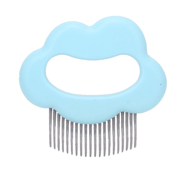 Suodoka Cat Shell Comb Safe Massage Hair Removal Grooming Brush for Little Pets Bunnys Cats Blue (6.69 in / 17 cm)