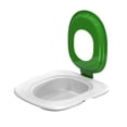 thumbnail image 1 of Suodoka Cat Toilet Training Kit, Universal Reusable Litter Box Trainer System for Cats, Double-Layer Plastic Seat Tool, Green (16.14 inches / 41 cm), 1 of 9