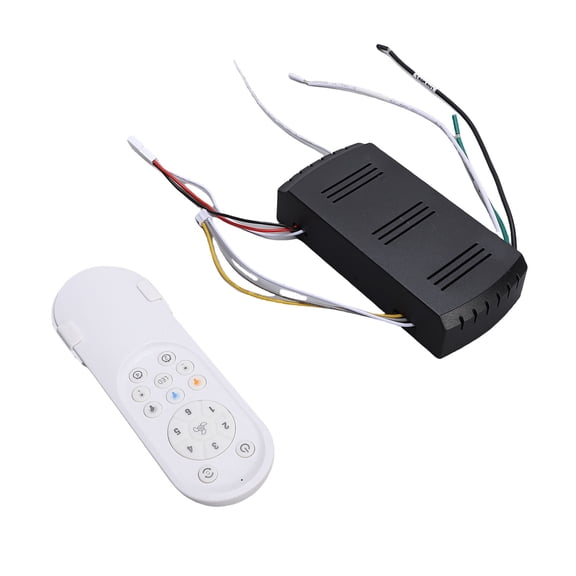 Suodoka Ceiling Fan Light Remote Control Kit, 6-Speed Regulation, Adjustable Brightness, Universal Controller with 2H/4H Timer (8.27 inches / 21.00 cm)
