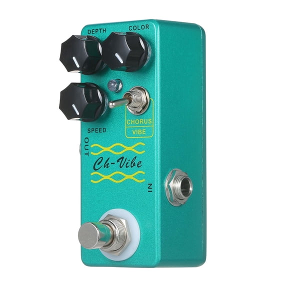Suodoka Chorus and Vibe Guitar Effects Pedal with True Bypass Circuitry Single Mini Musical Instrument Accessory for Studio and Live Performance (3.54 x 1.96 x 1.57 inches / 9 x 5 x 4 cm)