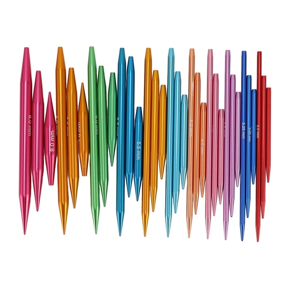 Suodoka Circular Knitting Needles Set Detachable 33Pcs Round Interchangeable Circle Needle Kit with PU Storage Bag (10.24 inches / 26 cm)