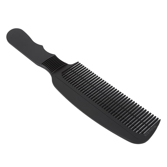 Suodoka Classic Men Oil Hair Comb Durable Plastic Wide Rounded Tooth Styling Tool Lightweight Barber Comb for Home and Salon Black (9.84 inches / 25 cm)