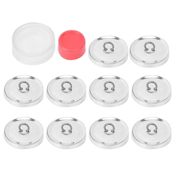 Suodoka Cloth Bag Cover Buttons Kit Round Button Base DIY Handmade Crafts Buckle Making Tools, 25 mm / 0.98 in