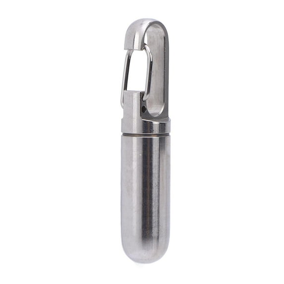 Suodoka Compact Stainless Steel Capsule & Seasoning Holder – Leak‑Proof, Airtight Portable Container for Cosmetics, Outdoor Travel & Everyday Use