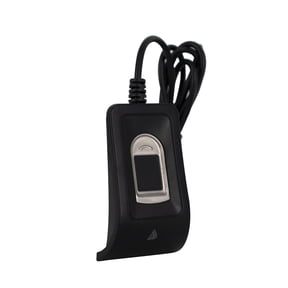 Suodoka Compact USB Fingerprint Reader Scanner Reliable Biometric Access Control Attendance System Fingerprint Sensor Security Device for PC Computer Laptops Black