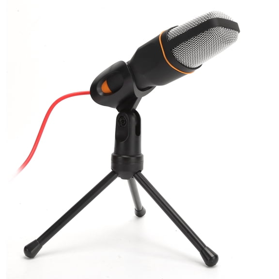 Suodoka Computer Wired Condenser Microphone Kit with Desktop Tripod Black 10.63 inches / 27.00 cm[cite: 1]