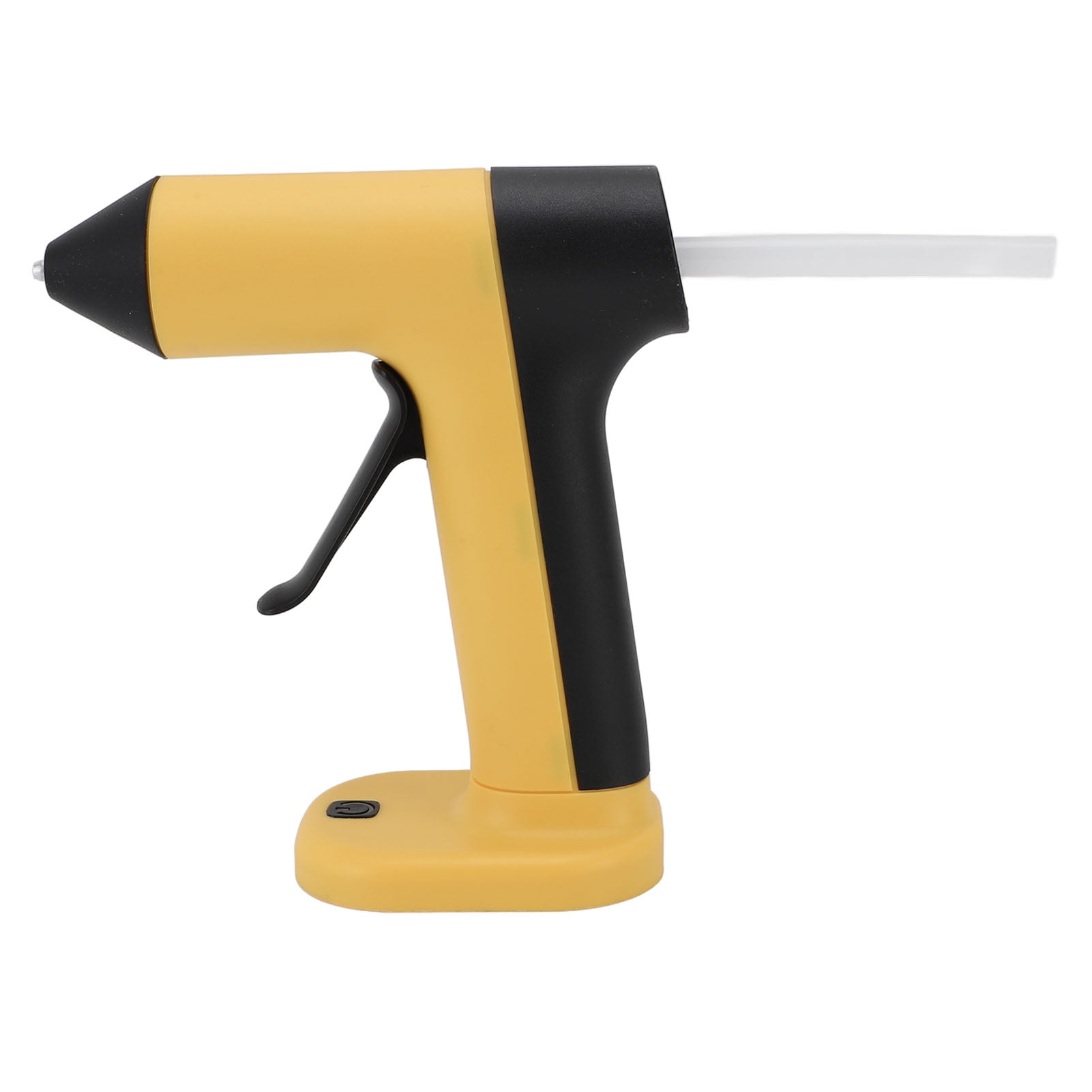 Suodoka Cordless Hot Glue Machine Anti Drip USB Rechargeable Hot Melt Glue Tool Kit with 30pcs Glue Sticks Auto Shut Off for DIY Arts Crafts Yellow 6.3 inches / 16 cm Length