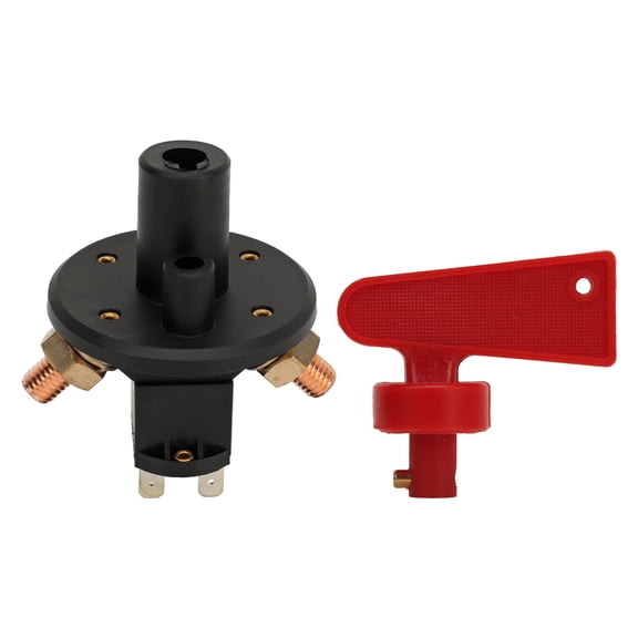 Suodoka DC 12V 24V Master Battery Isolator Disconnect Power Cut Off Kill Switch for Car Race Rally Auto Vehicles (4.33 inches / 11 cm) - High Current 400A Terminal M10x2