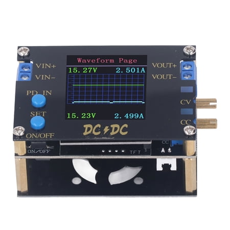 Suodoka DC Buck Boost Converter Adjustable Voltage CC CV Power Supply Module 7-32V 4A 50W Step Up Down Voltage Regulator for Car Audio System DIY Projects Electronics