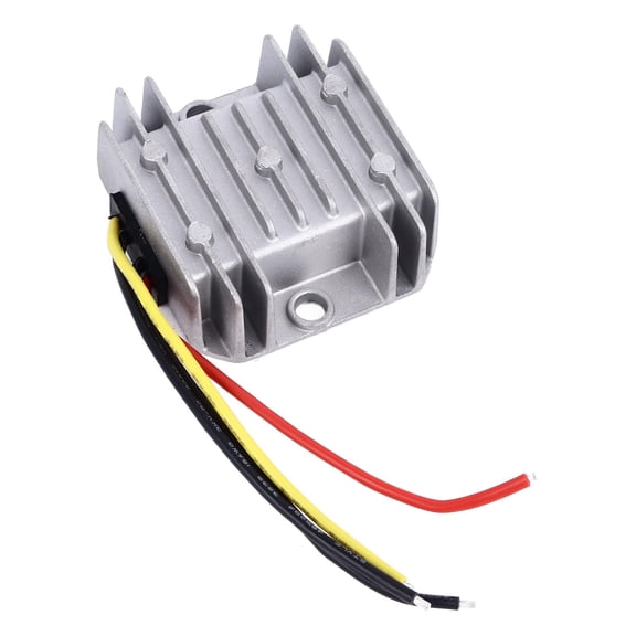 Suodoka DC to DC Buck Voltage Converter 24V to 12V 10A Step Down Module Aluminum Shell Car Power Supply Transformer 6.69 inches / 17 cm Length for Automotive Electronics