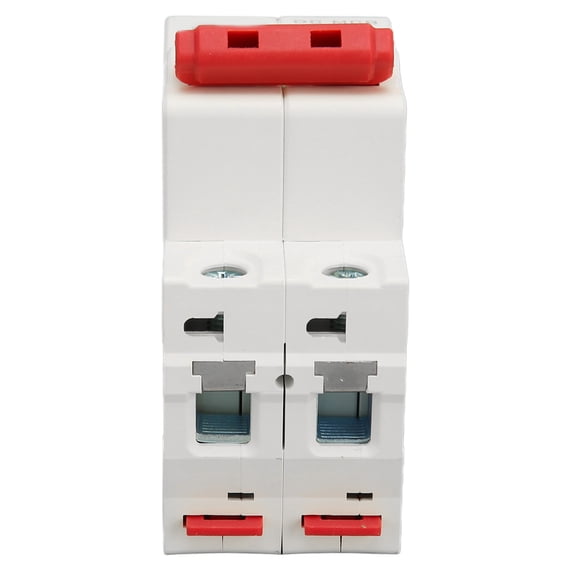 Suodoka DC Miniature Circuit Breaker 6000A Breaking Capacity 2P Mini Circuit Breaker for Solar PV System DC1000V 25A DIN Rail Mount 3.54 inches / 9 cm