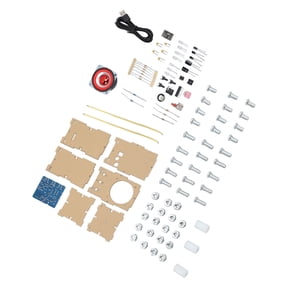 Suodoka DIY Bluetooth Speaker Kit Electronic Sound Home Stereo Project Kit For Soldering Practice And STEM School Education Spare Parts Clear Acrylic Case 5.9 Inches