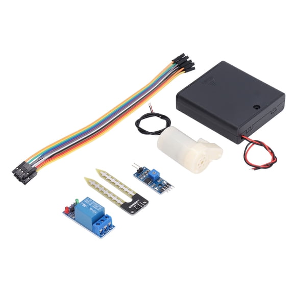 Suodoka DIY Electronic Watering Kit Automatic Irrigation System Module Soil Moisture Sensor Water Pump, Ideal for Garden Maintenance 12 inches / 30.4 cm