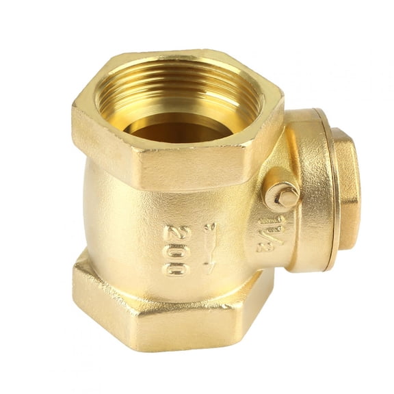Suodoka DN40 Female Thread Brass Non Return Swing Check Valve 1.5 in / 3.8 cm 232PSI Prevent Water Backflow