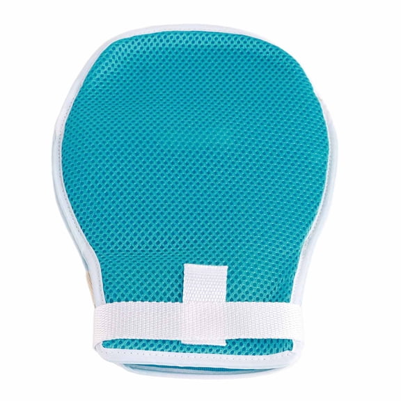 Suodoka Dementia Restraint Gloves Anti Scratch Wrist Control Mitts Elderly Breathable with Fixed Restraint Belt For Hospital Home Care Patient Safety Hand Protector Cover 10.24 inches / 26 cm Size