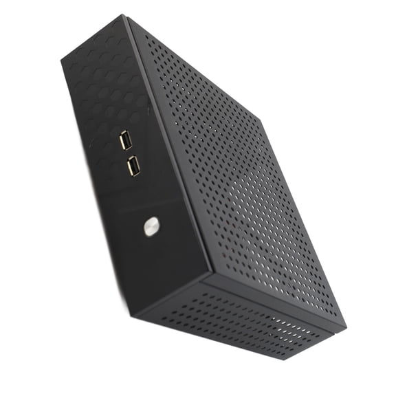 Suodoka Desktop Computer Case C60 2.0 SECC Material Mini ITX HTPC Black (8.3 inches / 21 cm)
