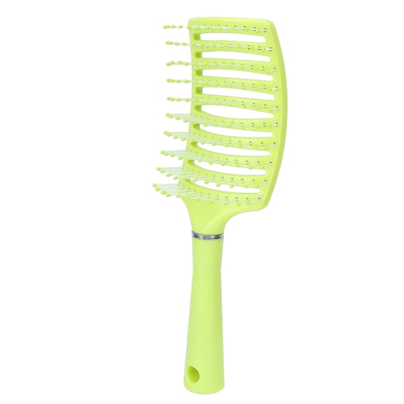 Suodoka Detangling Hair Brush Professional Vented Paddle Brush for Thick Straight Hair Styling Tool Wet & Dry Use, Fluorescent Yellow, 9.8 inches / 25 cm