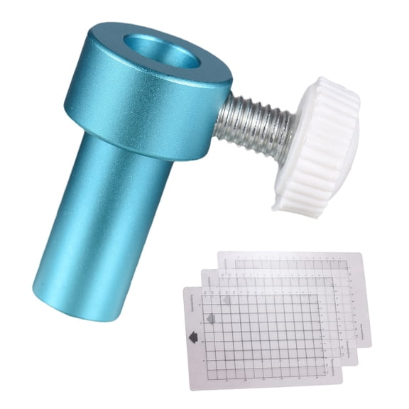 Suodoka Die Cut Machine Pen Adapter with 3 Pieces 6.5x4.5 inches / 16.5x11.4 cm Cutting Mats for Joy Cutting Machine, Aluminum Alloy Holder